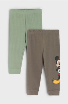 Легінси, 2 пари Mickey Mouse - антрацитовий