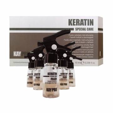 Лосьон-филлер для волос KayPro Special Care Keratin Filler с кератином, 12*10 мл Лосьон-филлер для волос KayPro Special Care Keratin Filler с кератином, 12*10 мл