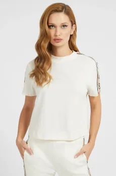 Женская белая футболка Белый L Guess V3RI08.I3Z14;G6K5