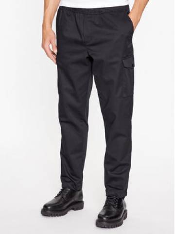 Jack&Jones Штани з тканини 12237534 Чорний Wide Leg Jack&Jones Штани з тканини 12237534 Чорний Wide Leg