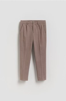 Reserved - Елегантні штани - кавовий - 324IL-84X
