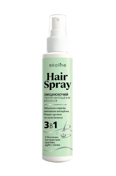 Укрепляющий спрей 3 в 1 EkoLine Hair Spray против выпадения волос, 100 мл