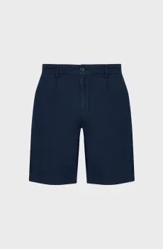 Мужские темно-синие льняные шорты Chino Синий S Mexx TU1640033M