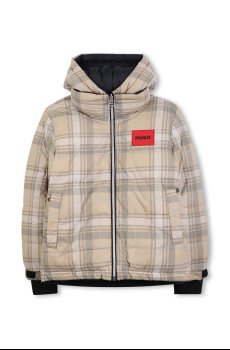 Детская двусторонняя пуховая куртка HUGO