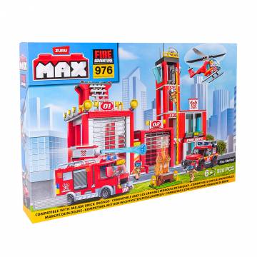 Конструктор MAX City Пожежники 976 деталей (83165) Конструктор MAX City Пожежники 976 деталей (83165)