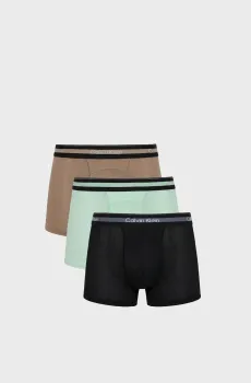 Мужские боксеры (3 шт) TRUNK Разноцветный M Calvin Klein LV00NB4536