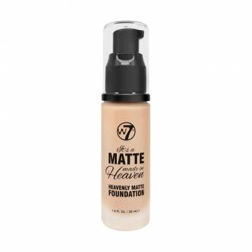 Матирующий тональный крем W7 Matte Made in Heaven Foundation Natural Tan, 30 мл Матирующий тональный крем W7 Matte Made in Heaven Foundation Natural Tan, 30 мл