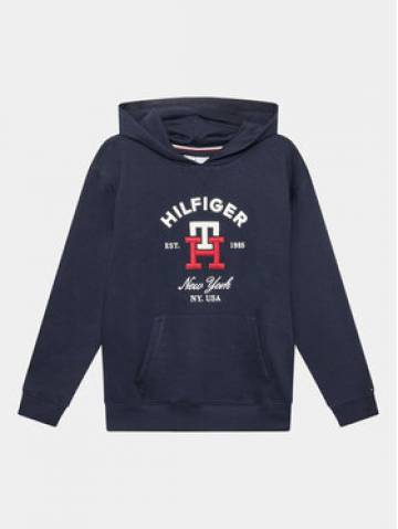 Tommy Hilfiger Світшот Monogram KS0KS00395 D Cиній Regular Fit Tommy Hilfiger Світшот Monogram KS0KS00395 D Cиній Regular Fit