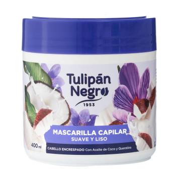 Мицеллярная маска для волос Tulipan Negro Мягкость и гладкость, 400 мл Мицеллярная маска для волос Tulipan Negro Мягкость и гладкость, 400 мл