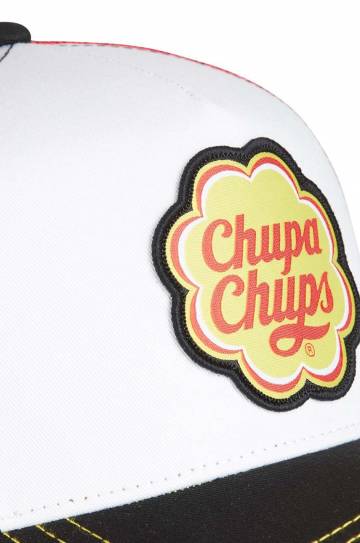 Кепка Capslab Chupa Chups цвет белый с аппликацией CL.CC2.1.CT.LOG2 Кепка Capslab Chupa Chups цвет белый с аппликацией CL.CC2.1.CT.LOG2