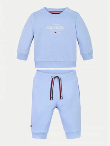 Tommy Hilfiger Спортивний костюм Monotype Logo KN0KN01978 Блакитний Regular Fit Tommy Hilfiger Спортивний костюм Monotype Logo KN0KN01978 Блакитний Regular Fit