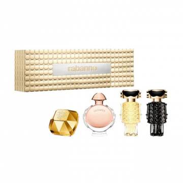 Парфюмированный набор женский Rabanne (Lady Million, 5 мл + Fame, 4 мл + Olympea, 6 мл + Fame Parfum, 4 мл) Парфюмированный набор женский Rabanne (Lady Million, 5 мл + Fame, 4 мл + Olympea, 6 мл + Fame Parfum, 4 мл)