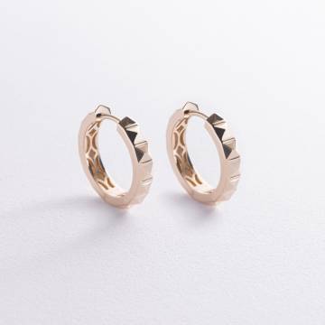 Серьги - кольца "Eloise" в желтом золоте с08952 Серьги - кольца "Eloise" в желтом золоте с08952