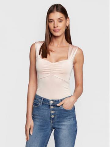 Guess Топ W3RP43 K4JZ0 Рожевий Slim Fit Guess Топ W3RP43 K4JZ0 Рожевий Slim Fit