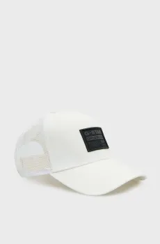 Мужская белая кепка Baseball Trucker Белый ONESIZE G-Star RAW D21247,E506
