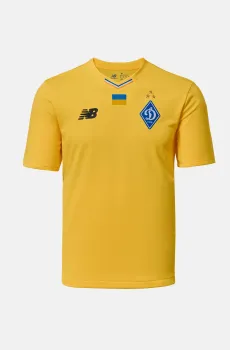 Мужская желтая вратарская футболка ФК «Динамо» Киев Желтый XL New Balance MT230481THD