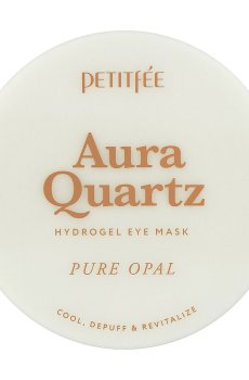 Гидрогелевые патчи для кожи вокруг глаз Petitfee & Koelf Aura Quartz Hydrogel Eye Mask Pure Opal, 40 шт