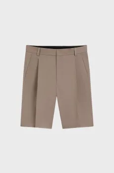 Мужские бежевые шорты Бежевый 48 HUGO 50561210;237