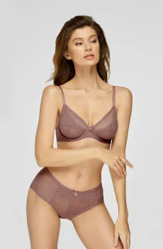 Женский коричневый бюстгальтер Коричневый 75B MARC&ANDRE W21-0111-FCS-LY
