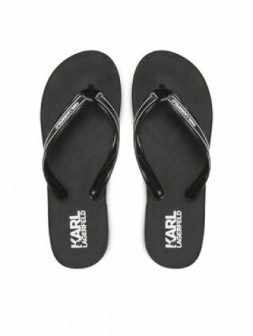 KARL LAGERFELD Вєтнамки KL71008S Чорний KARL LAGERFELD Вєтнамки KL71008S Чорний