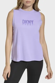 Женский сиреневый топ Сиреневый S DKNY DP3T9767