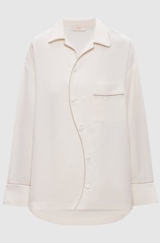 Бежевая рубашка Cody с льном