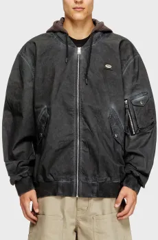 Мужская черная куртка J-COMMON-GIACCA Черный S Diesel A22065 RIKDB