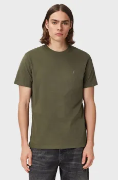 Мужская оливковая футболка DEXTER Оливковый S AllSaints M005JD