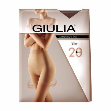 Колготки женские Giulia Slim классические, с подтягивающими шортиками, 20 DEN, Cappuccino, размер 5 Колготки женские Giulia Slim классические, с подтягивающими шортиками, 20 DEN, Cappuccino, размер 5