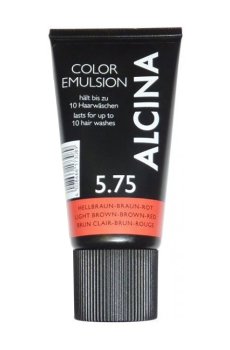 Уценка! Оттеночная эмульсия для волос Alcina Color Emulsion 5.75 Light Brown Brown Red, 150 мл