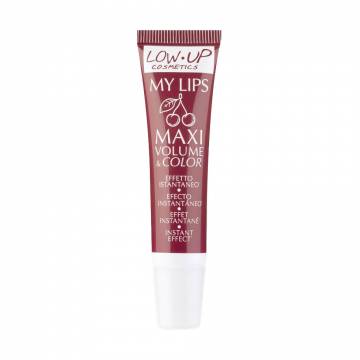 Блеск для увеличения объема губ Low Up Cosmetics My Lips Maxi Volume & Color Вишня, 10 мл Блеск для увеличения объема губ Low Up Cosmetics My Lips Maxi Volume & Color Вишня, 10 мл