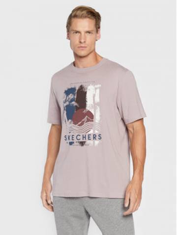 Skechers Футболка Endeavour MTS338 Фіолетовий Regular Fit Skechers Футболка Endeavour MTS338 Фіолетовий Regular Fit