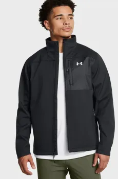 Мужская черная ветровка M Shield Jacket Черный L Under Armour 1371586-003