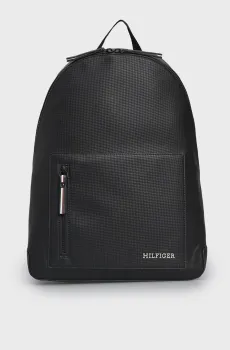 Мужской черный рюкзак TH PIQUE Черный ONESIZE Tommy Hilfiger AM0AM11782