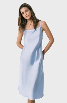Женская голубая ночная рубашка Голубой L womensecret 3413707