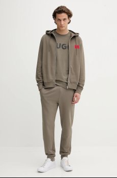 Хлопковая футболка HUGO Dulivio