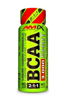 Аминокислоты Amix Nutrition BCAA 3000 Shot 2:1:1 Лесные фрукты, 60 мл