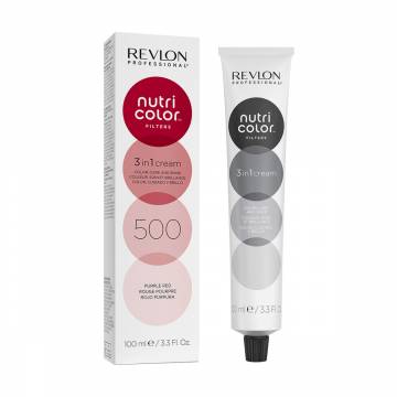 Тонирующий крем-бальзам для волос Revlon Professional Nutri Color Filters Fashion 500 Purple Red, 100 мл Тонирующий крем-бальзам для волос Revlon Professional Nutri Color Filters Fashion 500 Purple Red, 100 мл