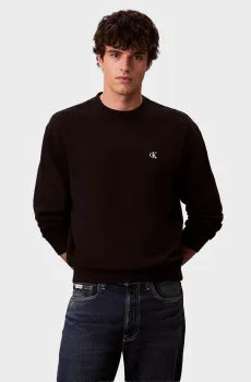 Мужской черный свитшот 350TERRY MONOGRAM Черный L Calvin Klein Jeans LV04RC296G