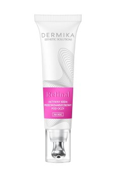 Активный ночной крем для кожи вокруг глаз Dermika Esthetic Solutions Retinal Active Anti-Wrinkle Eye Cream против морщин, 15 мл