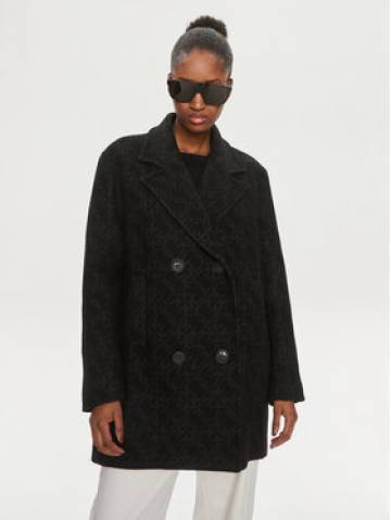 Pinko Вовняне пальто 101875 Y82W Чорний Regular Fit Pinko Вовняне пальто 101875 Y82W Чорний Regular Fit