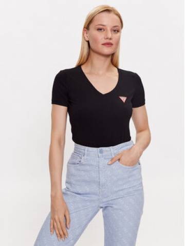 Guess Футболка W2YI45 J1314 Чорний Slim Fit Guess Футболка W2YI45 J1314 Чорний Slim Fit