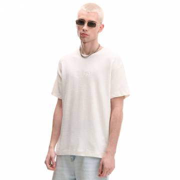 Cropp - Футболка, оздоблена вишивкою - кремовий Cropp - Футболка, оздоблена вишивкою - кремовий