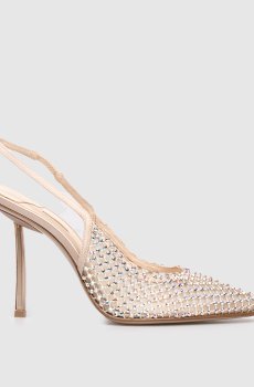 Бежевые слингбеки GILDA с кристаллами