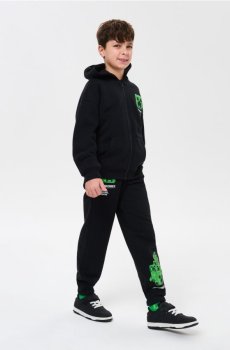 Трикотажні джогери Minecraft - чорний