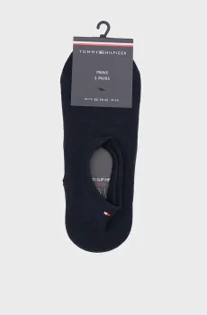 Мужские темно-синие следы (2 пары) Синий 39-42 Tommy Hilfiger 382024001