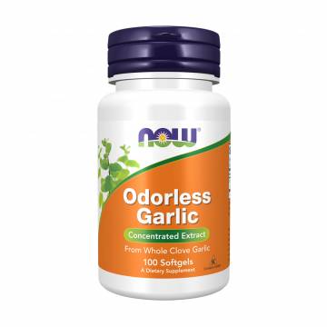 Экстракт чеснока NOW Foods Odorless Garlic без запаха, концентрированный, 100 капсул Экстракт чеснока NOW Foods Odorless Garlic без запаха, концентрированный, 100 капсул
