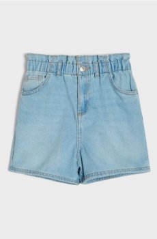 Джинсові paperbag шорти - синій