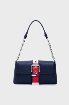 Женская темно-синяя сумка TJW IDOL SHOULDER BAG Синий ONESIZE Tommy Jeans AW0AW16282
