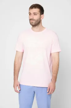 Мужская розовая футболка Розовый L Pierre Cardin PC.-C5 21680.2139